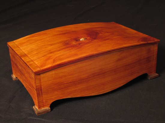 Jewelry box with embedded charm