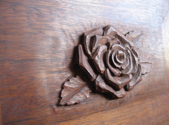 carved rose