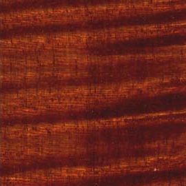 Fiddleback mahogany